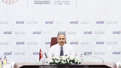 Bakan Yerlikaya sel felaketinin yaşandığı 10 ilin valisi ile toplantı yaptı.