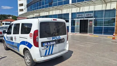 Hastanede emekli polis dehşeti
