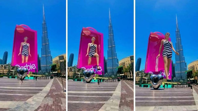 3 boyutlu dev Barbie dünyayı ayağa kaldırdı