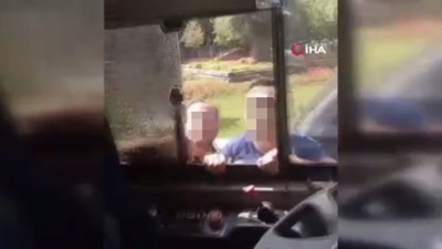 İstanbul'da trafik magandası dehşeti kamerada