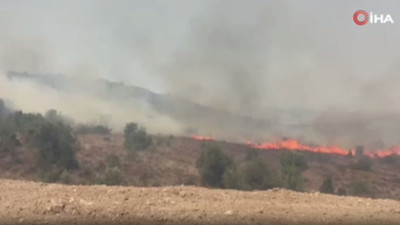 İzmir'de korkutan yangın