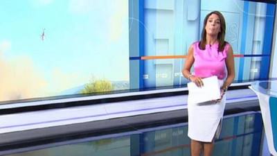 Spikerden canlı yayında orman yangını haberi için skandal ifadeler