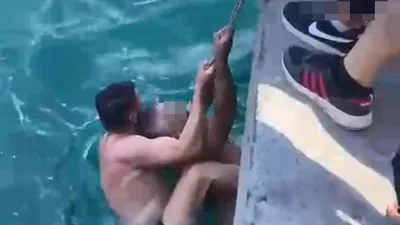 İstanbul'da denizde can pazarı kamerada