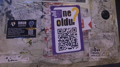 İstanbul'da ''QR kod'lu'' protesto