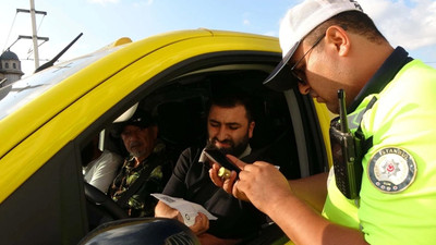 Taksim’de ticari taksilere denetleme