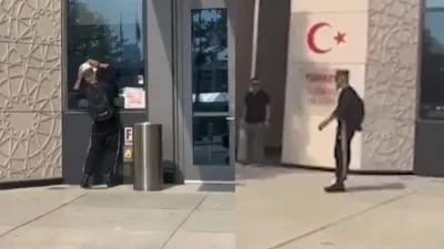 Türkevi önünde Kur'an-ı Kerim'e alçak saldırı