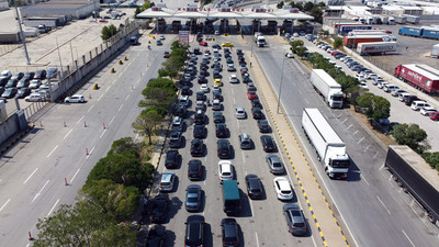 Uçak biletleri uçunca... Gubetçiler asfalta döküldü
