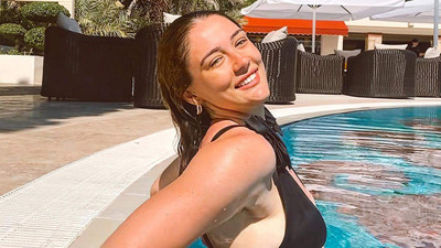 Zehra Güneş'in bu pozlarını gören ünlü oyuncuya benzetti