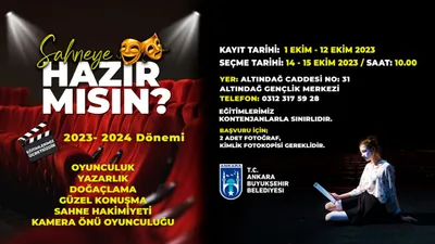 Ankara Büyükşehir Belediyesi'nin ''Sahneye Hazır Mısın'' projesi devam ediyor