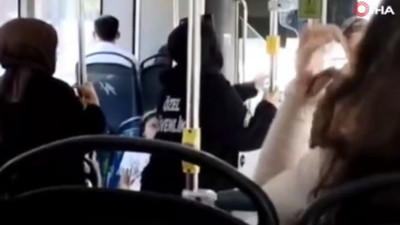 Otobüste kadın yolculardan şoke eden küfür