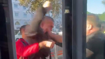 İstanbul’da durak boks ringine döndü