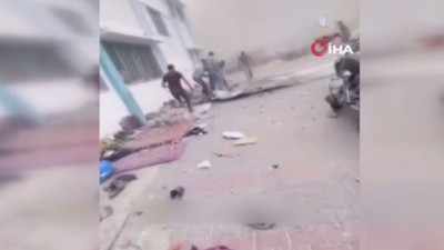İsrail sivillerin sığındığı okulu bombaladı!
