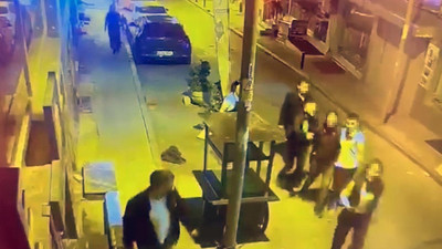 Dağ başı değil İstanbul'un göbeği! Kadın kaçırma girişimi kamerada