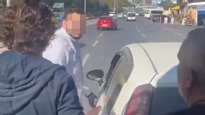 İstanbul'da trafik magandası kamerada