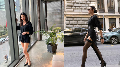 Hande Ataizi iç çamaşırlı pozlarıyla sosyal medyayı salladı