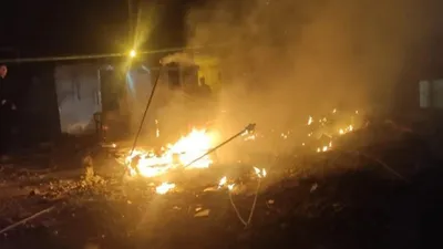 Hatay’da çadırda yangın