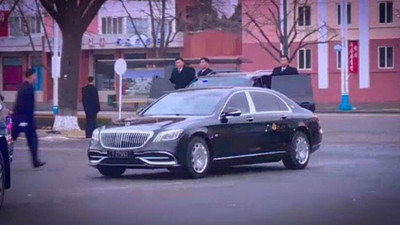Kuzey Kore liderinin makam aracı dikkat çekti