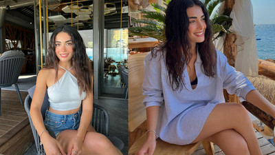 Özge Yağız süper minisiyle göz doldurdu