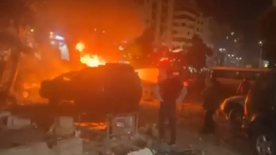 İsrail, Beyrut'ta Hamas ofisine İHA ile saldırdı