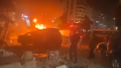 İsrail, Beyrut'ta Hamas ofisine İHA ile saldırdı