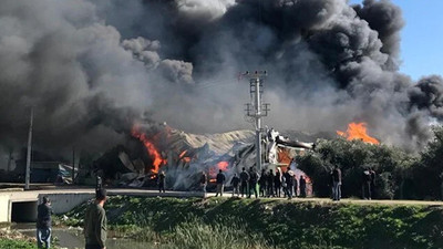Mersin'de korkutan yangın!