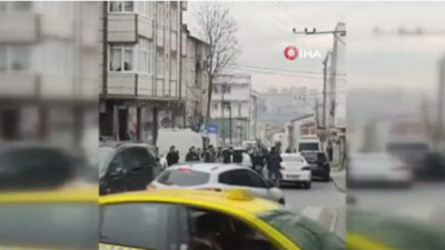 Esenyurt'ta kadına şiddete ''uçan tekmeli'' müdahale