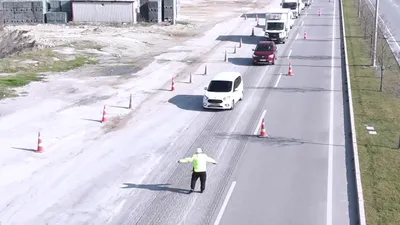 Trafikte cezalar bu sefer gökten yağdı!