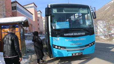 Belediye başkan adayı parayı bastı; ulaşım ücretsiz oldu