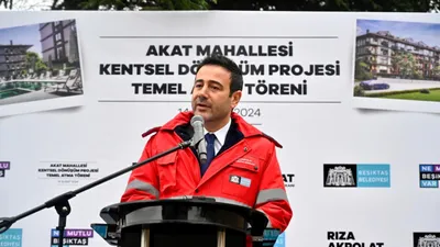 Beşiktaş Akat’ta kentsel dönüşüm projesi temel atma töreni gerçekleştirildi