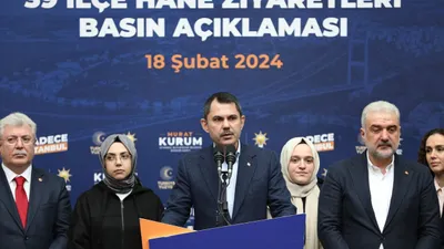 Murat Kurum: ''Elle yaptığınız kalp işaretiyle bu hizmetler yapılmaz''