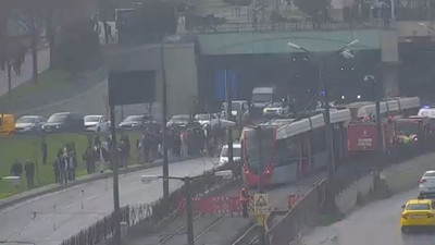 İstanbul'da tramvay hattında feci ölüm!