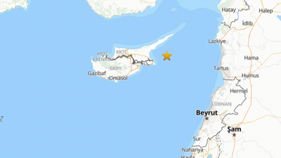 Akdeniz'de bir deprem daha