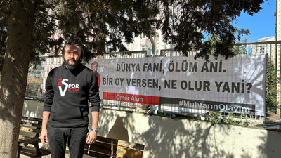 Seçim afişleri olay olmuştu; adaylıktan çekildi
