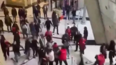 PKK seviciler bu sefer de havalimanında olay çıkardı: Yaralılar var