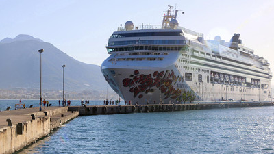 Türkiye'de kruvaziyer turizminde bir ilk!