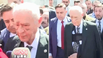 Bahçeli'nin yüzündeki morlukların nedeni belli oldu