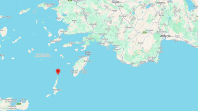 Akdeniz'de deprem