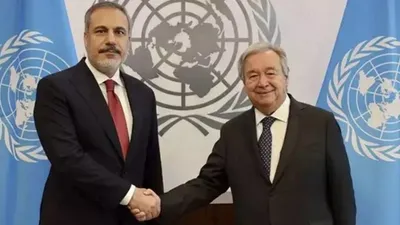 Bakan Fidan, BM Sekreter ile görüştü