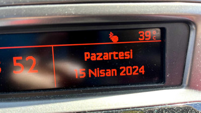 Nisan ayında yaz geldi; hava sıcaklığı 39 dereceye çıktı