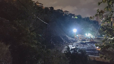 İstanbul'da toprak kayması: 24 bina ve 96 kişi tahliye edildi