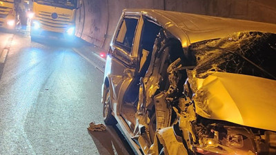 Tünelde feci kaza: 1 ölü, 6 yaralı
