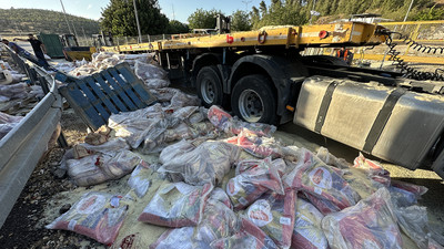 Filistinlilere şimdi de yasa dışı Yahudi zulmü: Yardımları yağmaladılar