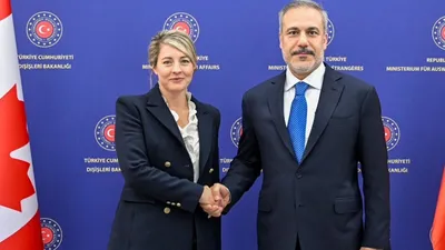 Bakan Fidan Kanadalı mevkidaşı Joly ile görüştü