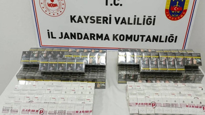 Jandarmadan ''kaçak sigara'' operasyonu