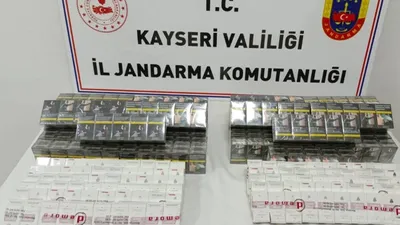 Jandarmadan ''kaçak sigara'' operasyonu