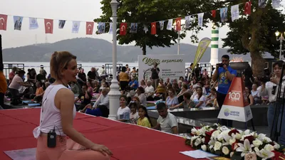 Sarıyer'de ''Dünya Yoga Günü'' etkinliği