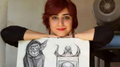 İran'da kadın karikatürist için hapsi kararı