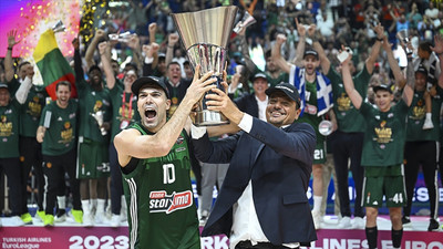 Panathinaikos Ergin Ataman ile şampiyon olup double-double yaptı