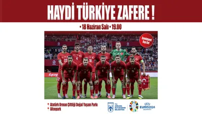 Ankara Büyükşehir'den dev ekranda milli maç keyfi