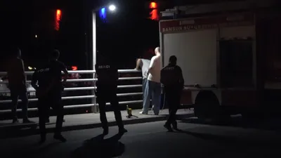 Köprüde intihar girişimi